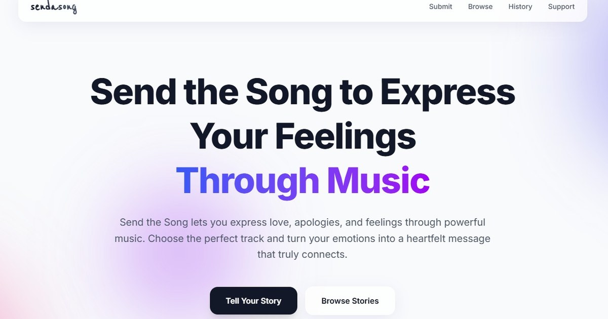 Send The Song | Express Emotions Through Music